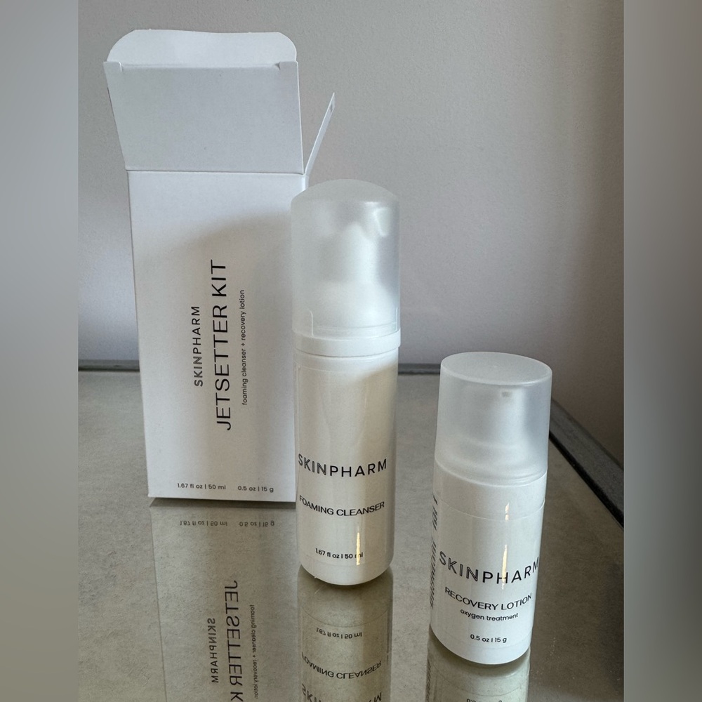 SkinPharm Jetsetter Kit - Foaming Face Wash + Recovery Lotion
